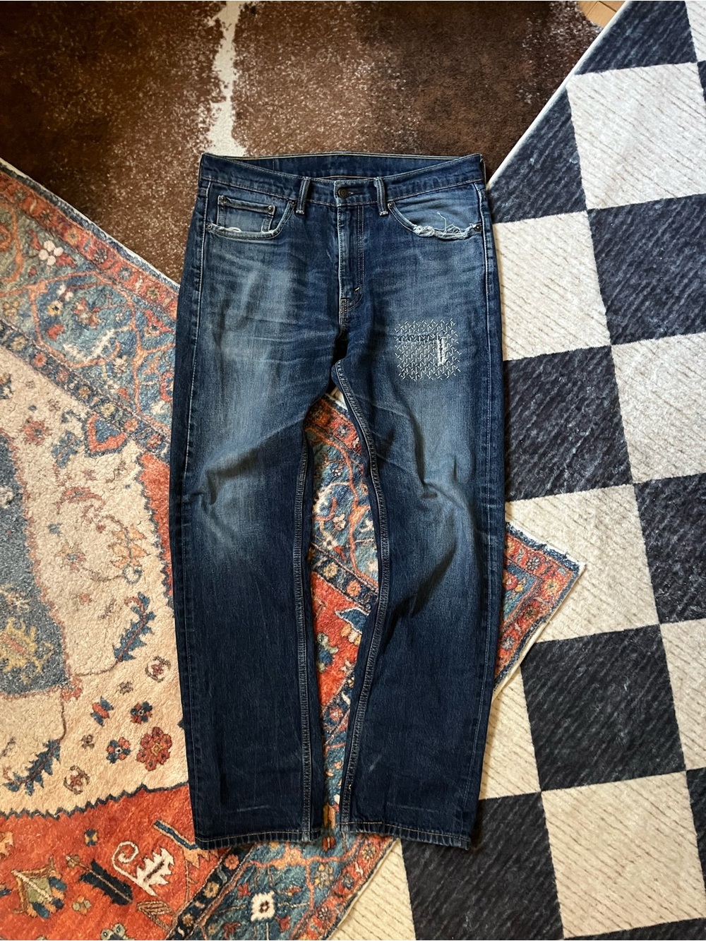Vintage Levis 505 Shashiko Repair